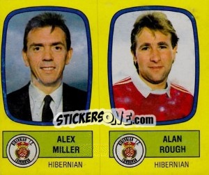 Sticker Alex Miller / Alan Rough - UK Football 1987-1988 n. 531 - Panini