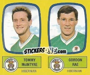 Cromo Tommy McIntyre / Gordon Rae - UK Football 1987-1988 n. 534 - Panini