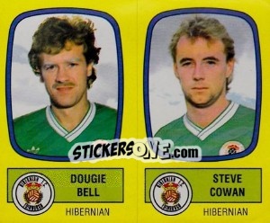 Cromo Dougie Bell / Steve Cowan - UK Football 1987-1988 n. 537 - Panini