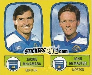 Sticker Jackie McNamara / John McMaster - UK Football 1987-1988 - Panini