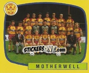 Sticker Team - UK Football 1987-1988 - Panini