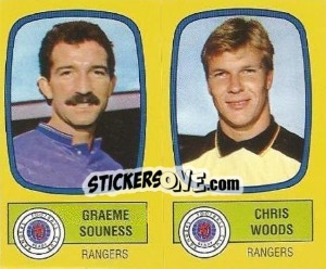 Sticker Graeme Souness / Chris Woods