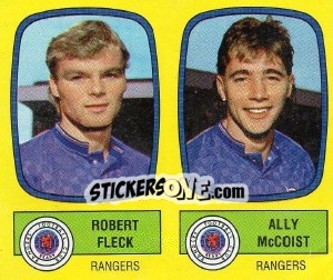Sticker Robert Fleck / Ally McCoist - UK Football 1987-1988 n. 565 - Panini