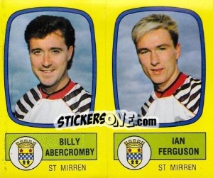 Sticker Billy Abercromby / Ian Ferguson - UK Football 1987-1988 n. 571 - Panini