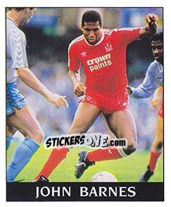 Sticker John Barnes - UK Football 1988-1989 n. 1 - Panini