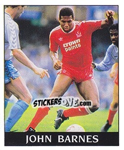 Cromo John Barnes - UK Football 1988-1989 - Panini