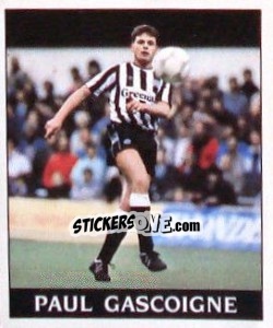 Figurina Paul Gascoigne - UK Football 1988-1989 - Panini