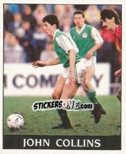 Cromo John Collins - UK Football 1988-1989 - Panini