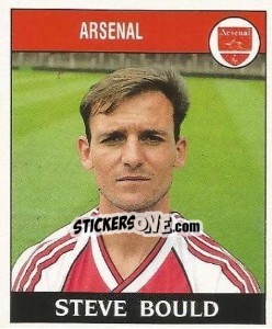 Sticker Steve Bould - UK Football 1988-1989 n. 8 - Panini