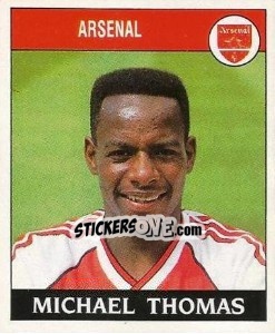 Sticker Michael Thomas - UK Football 1988-1989 n. 10 - Panini