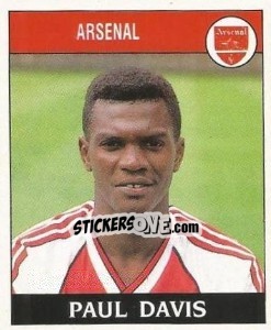 Sticker Paul Davis - UK Football 1988-1989 n. 12 - Panini