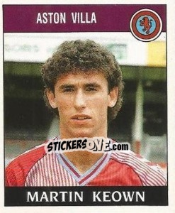 Sticker Martin Keown - UK Football 1988-1989 - Panini