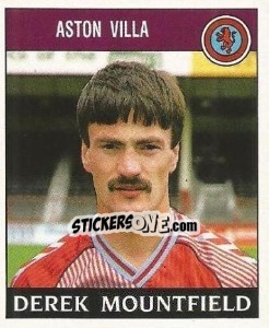Figurina Derek Mountfield - UK Football 1988-1989 n. 23 - Panini