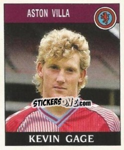 Sticker Kevin Gage - UK Football 1988-1989 n. 30 - Panini