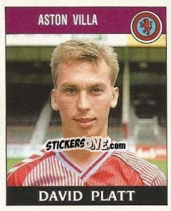 Sticker David Platt - UK Football 1988-1989 - Panini