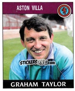 Sticker Graham Taylor - UK Football 1988-1989 n. 34 - Panini