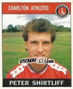 Sticker Peter Shirtliff - UK Football 1988-1989 - Panini