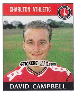Sticker David Campbell - UK Football 1988-1989 n. 41 - Panini