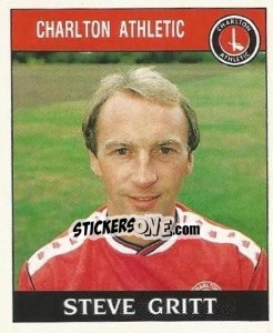 Figurina Steve Gritt - UK Football 1988-1989 - Panini