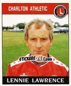Sticker Lennie Lawrence - UK Football 1988-1989 n. 44 - Panini