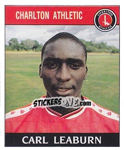 Sticker Carl Leaburn - UK Football 1988-1989 - Panini