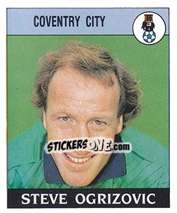 Sticker Steve Ogrizovic - UK Football 1988-1989 - Panini