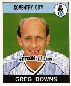 Cromo Greg Downs - UK Football 1988-1989 n. 55 - Panini