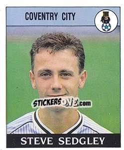 Sticker Steve Sedgley - UK Football 1988-1989 n. 57 - Panini