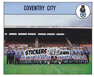 Sticker Team - UK Football 1988-1989 - Panini