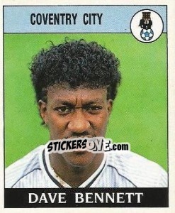 Sticker Dave Bennett - UK Football 1988-1989 - Panini