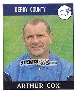 Sticker Arthur Cox - UK Football 1988-1989 n. 74 - Panini