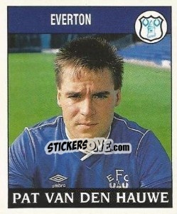 Sticker Pat van den Hauwe - UK Football 1988-1989 - Panini