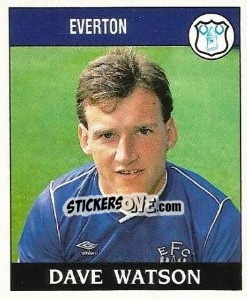 Sticker Dave Watson - UK Football 1988-1989 - Panini