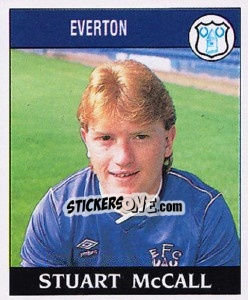 Sticker Stuart McCall - UK Football 1988-1989 - Panini