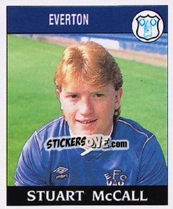 Cromo Stuart McCall - UK Football 1988-1989 - Panini