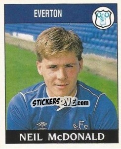 Cromo Neil McDonald - UK Football 1988-1989 - Panini