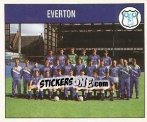 Sticker Team - UK Football 1988-1989 - Panini