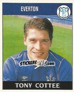 Sticker Tony Cottee - UK Football 1988-1989 n. 91 - Panini