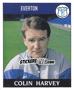 Cromo Colin Harvey - UK Football 1988-1989 - Panini