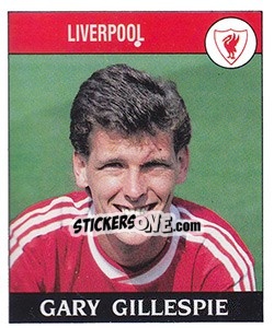 Sticker Gary Gillespie - UK Football 1988-1989 - Panini