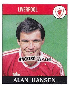 Sticker Alan Hansen - UK Football 1988-1989 n. 99 - Panini