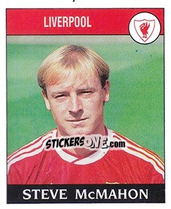 Figurina Steve McMahon - UK Football 1988-1989 - Panini