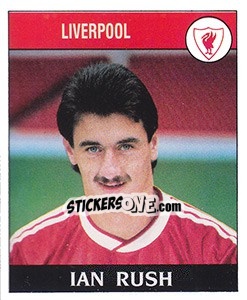 Sticker Ian Rush - UK Football 1988-1989 - Panini