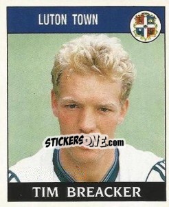 Sticker Tim Breacker - UK Football 1988-1989 - Panini