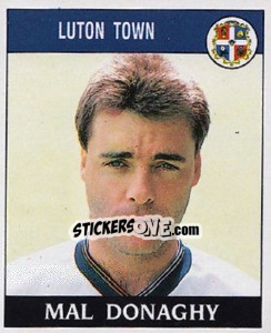 Sticker Mal Donaghy - UK Football 1988-1989 - Panini