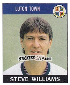 Figurina Steve Williams - UK Football 1988-1989 - Panini