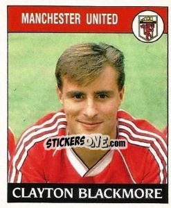 Sticker Clayton Blackmore - UK Football 1988-1989 - Panini