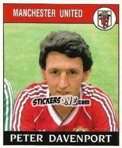 Figurina Peter Davenport - UK Football 1988-1989 n. 135 - Panini