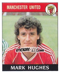 Sticker Mark Hughes - UK Football 1988-1989 - Panini