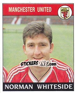 Sticker Norman Whiteside - UK Football 1988-1989 - Panini